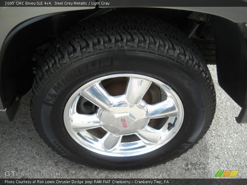 Steel Grey Metallic / Light Gray 2005 GMC Envoy SLE 4x4