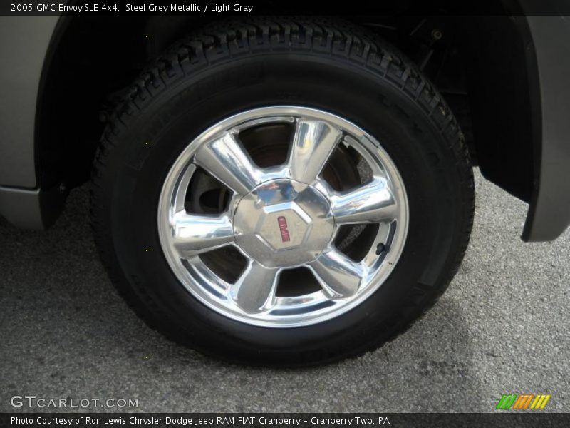 Steel Grey Metallic / Light Gray 2005 GMC Envoy SLE 4x4