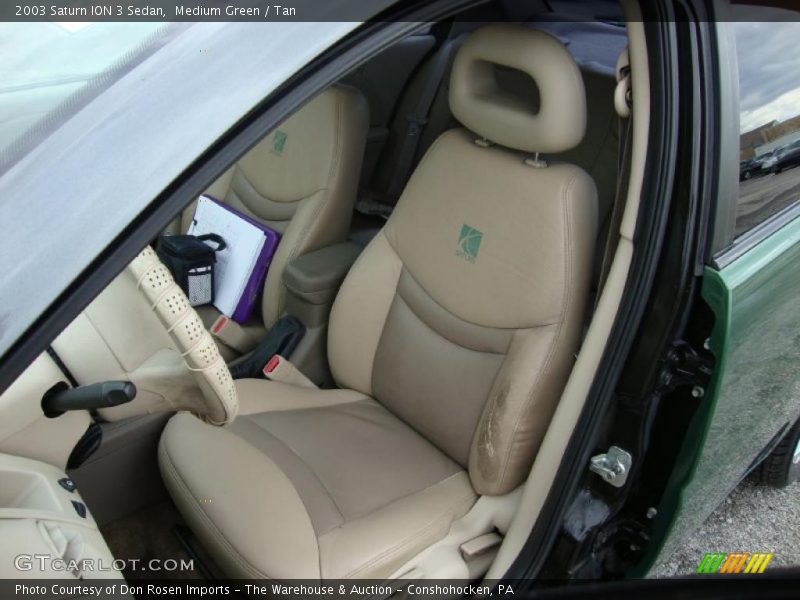 Medium Green / Tan 2003 Saturn ION 3 Sedan