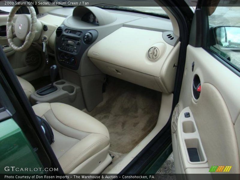 Medium Green / Tan 2003 Saturn ION 3 Sedan
