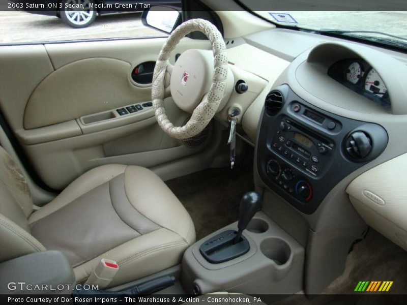 Medium Green / Tan 2003 Saturn ION 3 Sedan