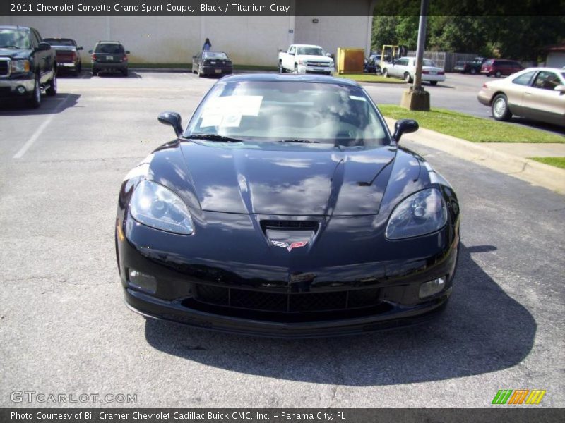 Black / Titanium Gray 2011 Chevrolet Corvette Grand Sport Coupe