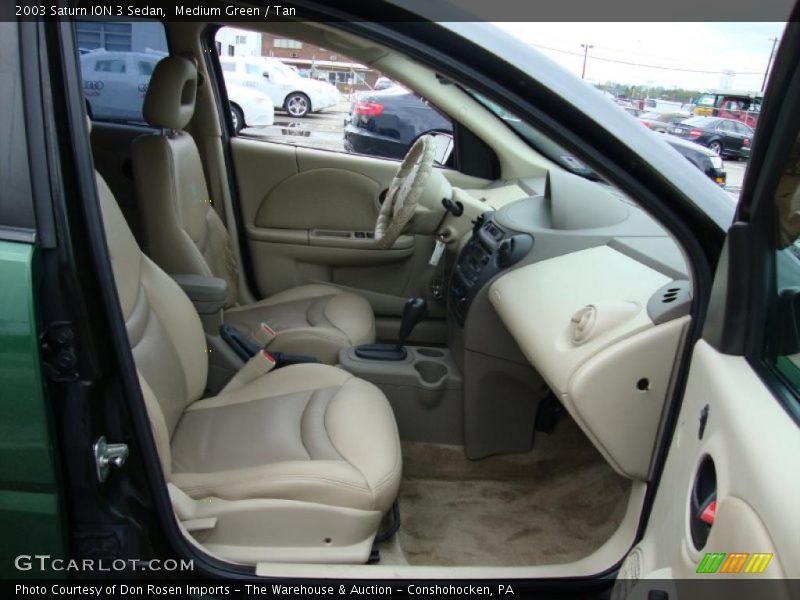 Medium Green / Tan 2003 Saturn ION 3 Sedan