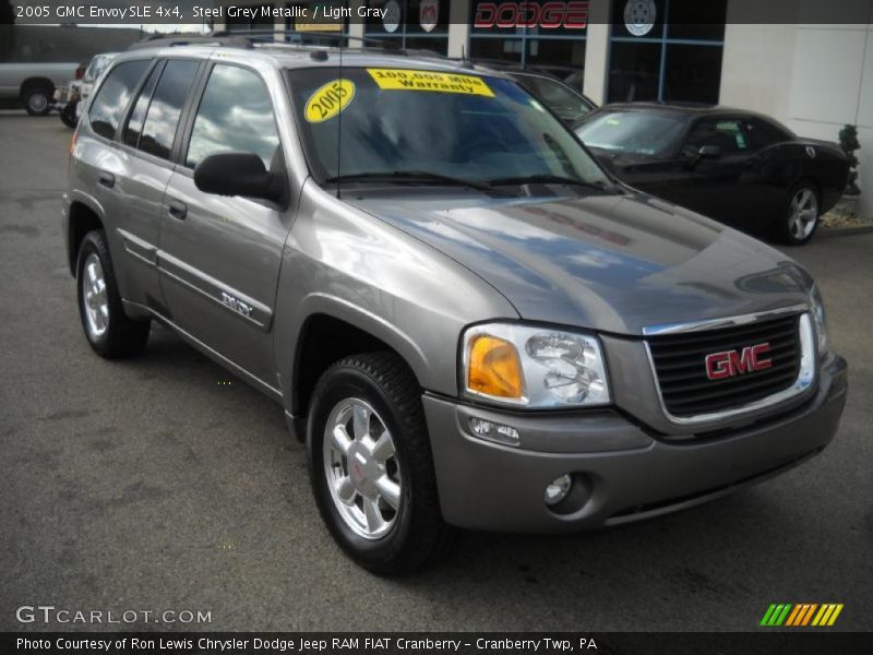 Steel Grey Metallic / Light Gray 2005 GMC Envoy SLE 4x4