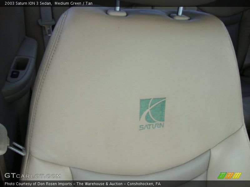 Medium Green / Tan 2003 Saturn ION 3 Sedan