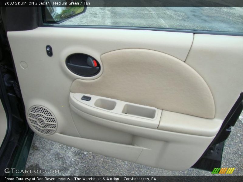 Medium Green / Tan 2003 Saturn ION 3 Sedan