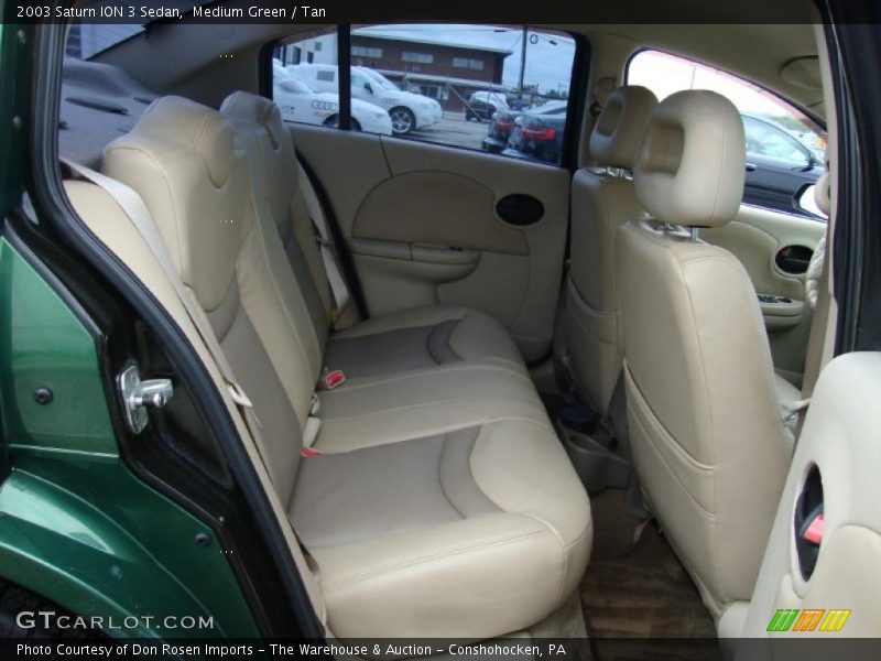 Medium Green / Tan 2003 Saturn ION 3 Sedan
