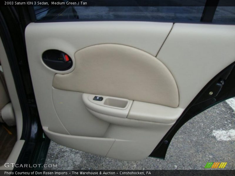 Medium Green / Tan 2003 Saturn ION 3 Sedan