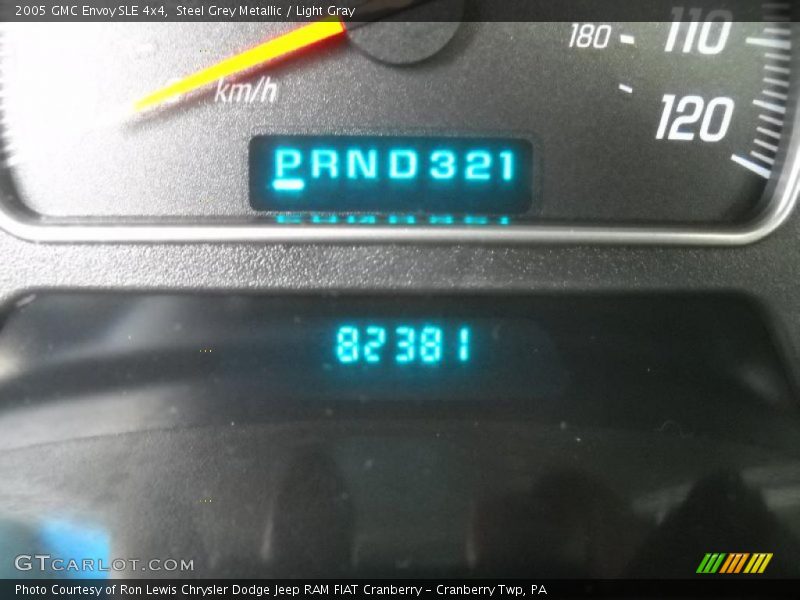 Steel Grey Metallic / Light Gray 2005 GMC Envoy SLE 4x4