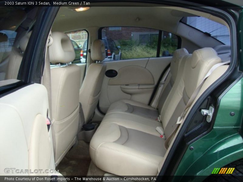 Medium Green / Tan 2003 Saturn ION 3 Sedan