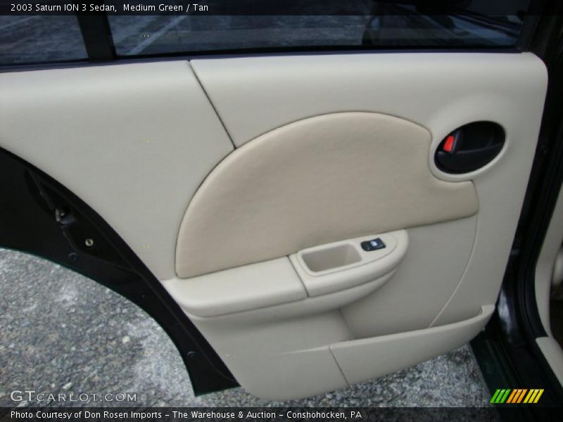 Medium Green / Tan 2003 Saturn ION 3 Sedan