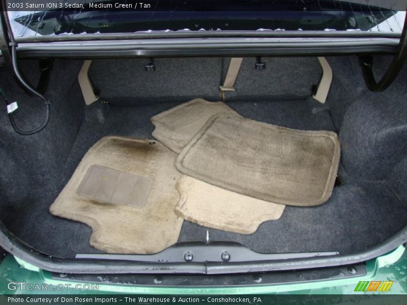 Medium Green / Tan 2003 Saturn ION 3 Sedan