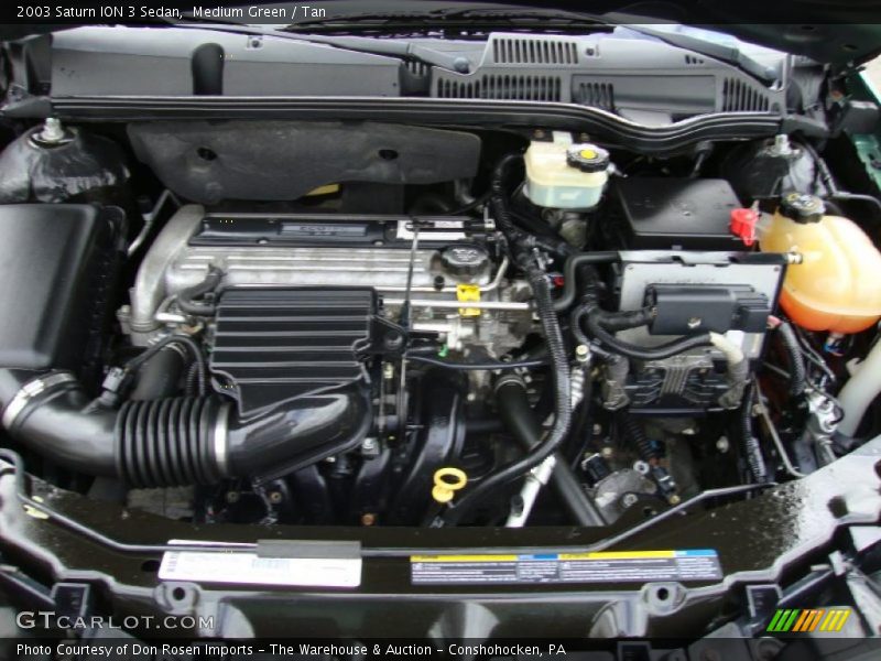  2003 ION 3 Sedan Engine - 2.2 Liter DOHC 16-Valve 4 Cylinder