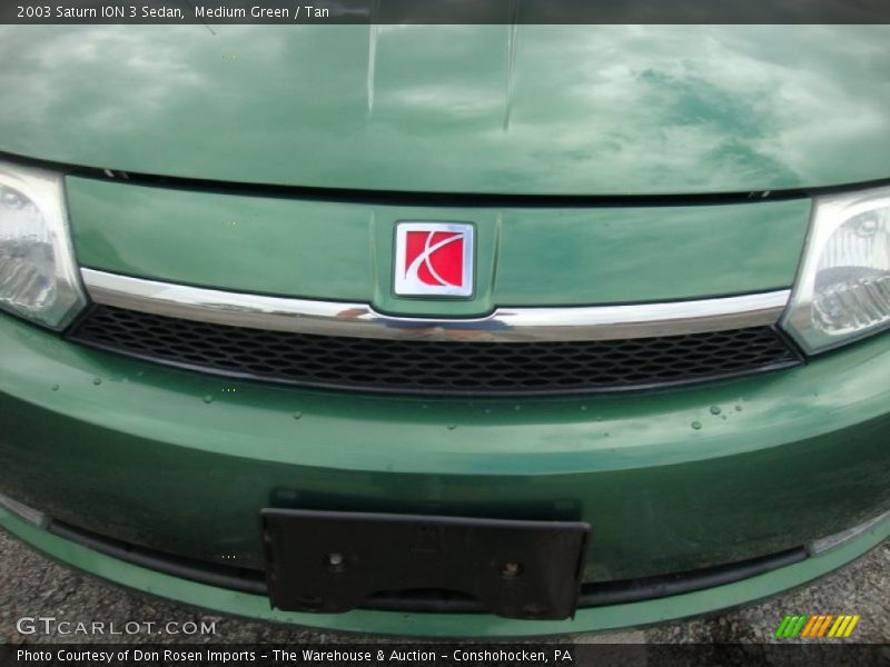 Medium Green / Tan 2003 Saturn ION 3 Sedan