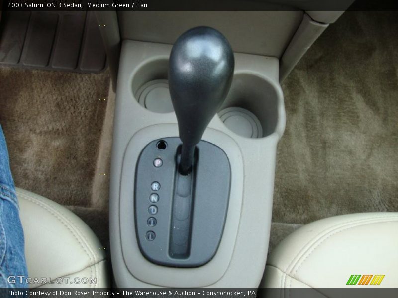 Medium Green / Tan 2003 Saturn ION 3 Sedan