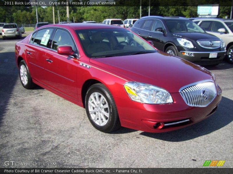 Crystal Red Tintcoat / Cocoa/Cashmere 2011 Buick Lucerne CXL