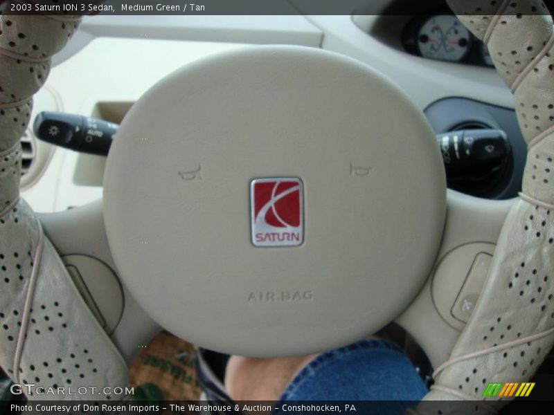 Medium Green / Tan 2003 Saturn ION 3 Sedan
