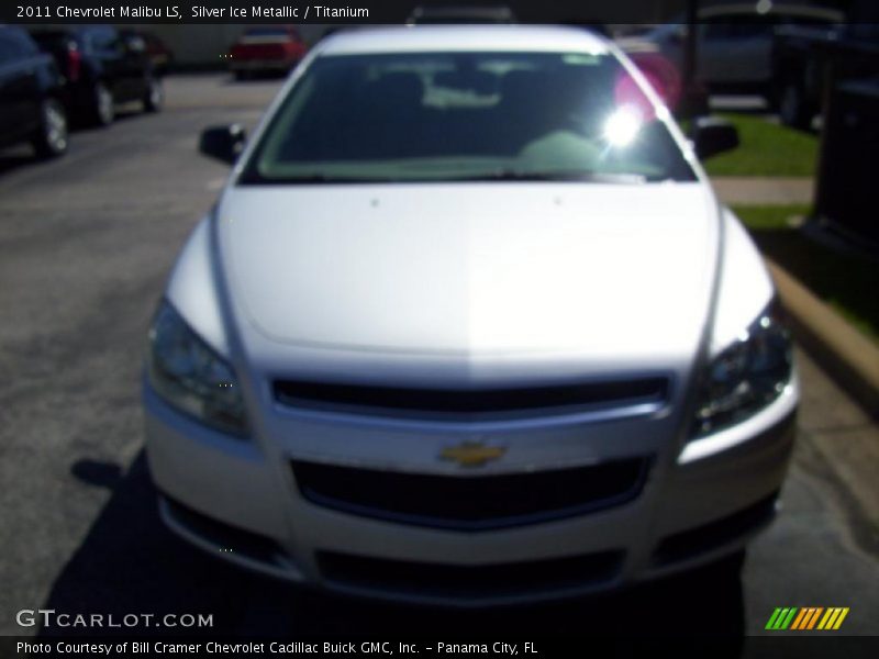 Silver Ice Metallic / Titanium 2011 Chevrolet Malibu LS
