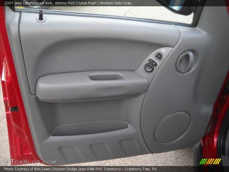 Inferno Red Crystal Pearl / Medium Slate Gray 2007 Jeep Liberty Sport 4x4