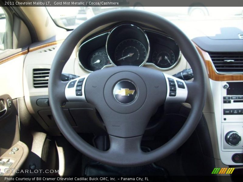 Gold Mist Metallic / Cocoa/Cashmere 2011 Chevrolet Malibu LT