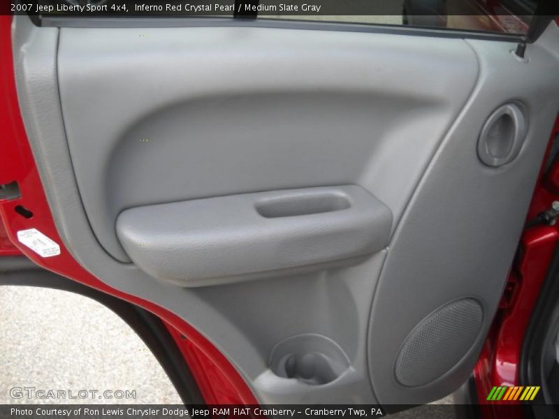 Inferno Red Crystal Pearl / Medium Slate Gray 2007 Jeep Liberty Sport 4x4