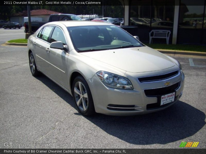 Gold Mist Metallic / Cocoa/Cashmere 2011 Chevrolet Malibu LT