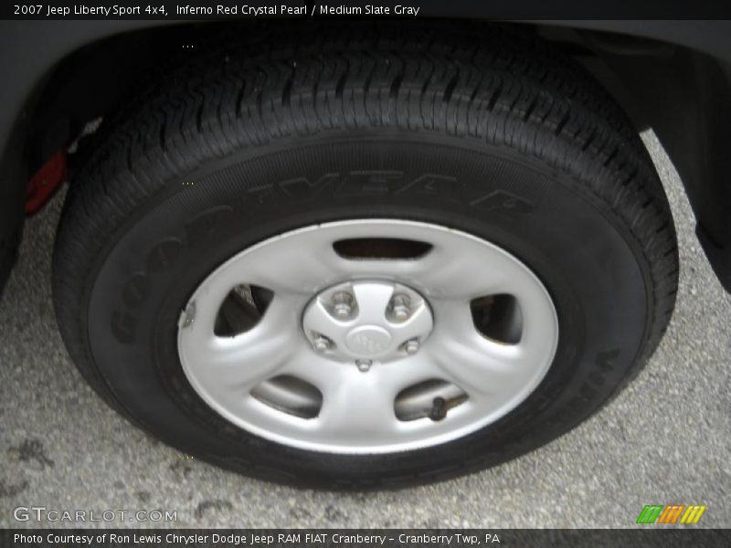 Inferno Red Crystal Pearl / Medium Slate Gray 2007 Jeep Liberty Sport 4x4