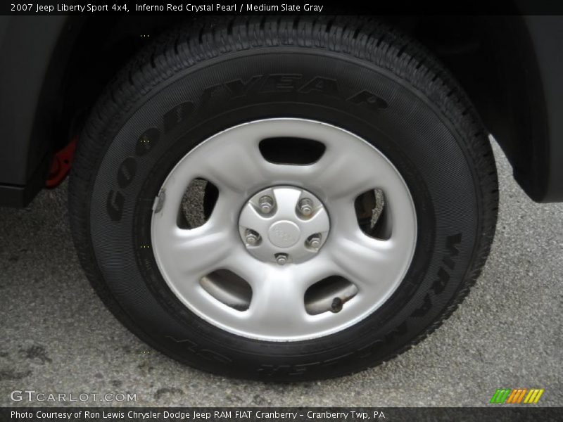 Inferno Red Crystal Pearl / Medium Slate Gray 2007 Jeep Liberty Sport 4x4