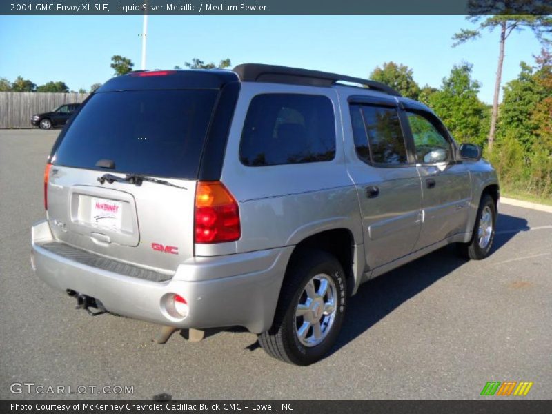 Liquid Silver Metallic / Medium Pewter 2004 GMC Envoy XL SLE