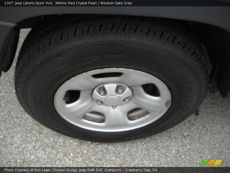 Inferno Red Crystal Pearl / Medium Slate Gray 2007 Jeep Liberty Sport 4x4