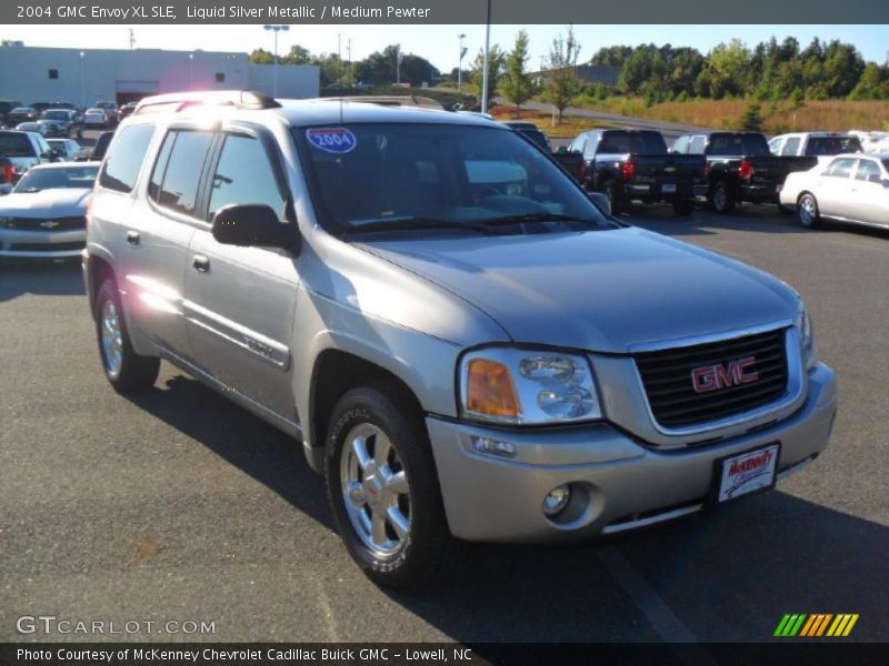 Liquid Silver Metallic / Medium Pewter 2004 GMC Envoy XL SLE