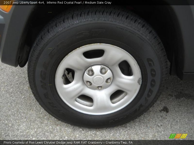 Inferno Red Crystal Pearl / Medium Slate Gray 2007 Jeep Liberty Sport 4x4