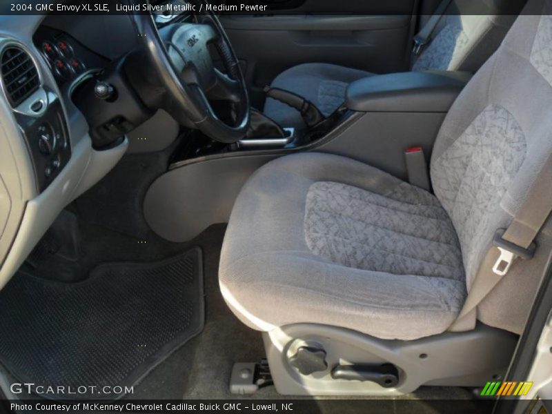 Liquid Silver Metallic / Medium Pewter 2004 GMC Envoy XL SLE