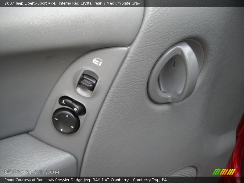 Inferno Red Crystal Pearl / Medium Slate Gray 2007 Jeep Liberty Sport 4x4