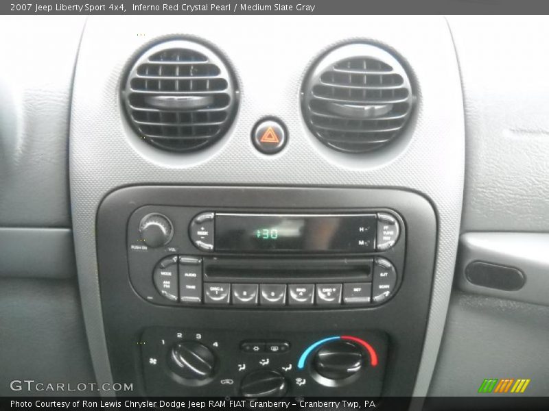 Inferno Red Crystal Pearl / Medium Slate Gray 2007 Jeep Liberty Sport 4x4
