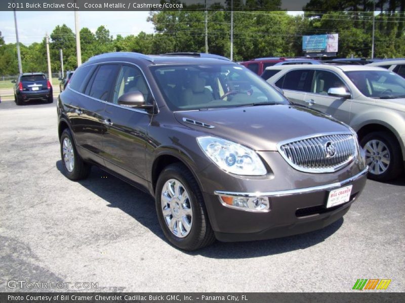 Cocoa Metallic / Cashmere/Cocoa 2011 Buick Enclave CXL
