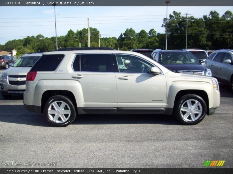 Gold Mist Metallic / Jet Black 2011 GMC Terrain SLT