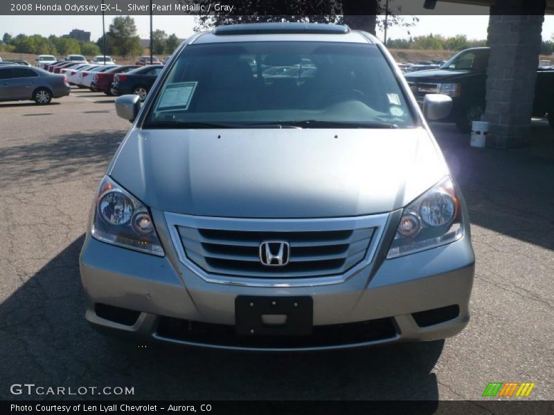 Silver Pearl Metallic / Gray 2008 Honda Odyssey EX-L