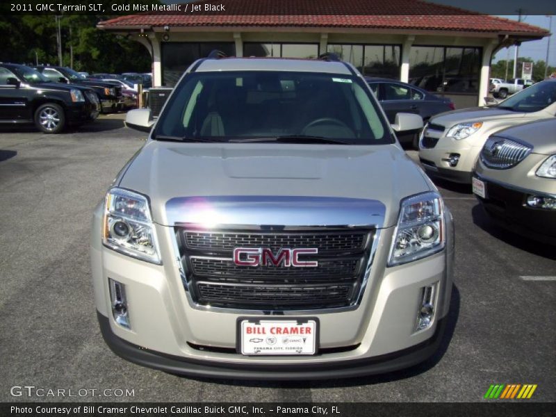 Gold Mist Metallic / Jet Black 2011 GMC Terrain SLT