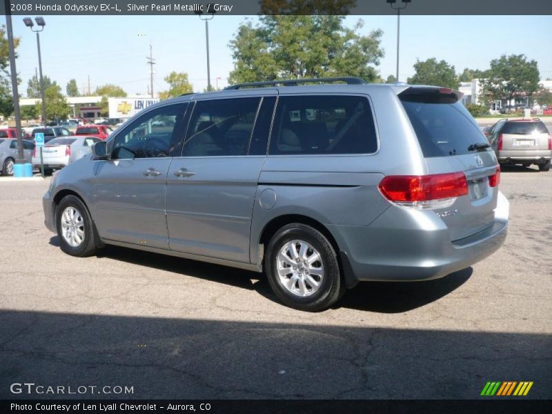 Silver Pearl Metallic / Gray 2008 Honda Odyssey EX-L
