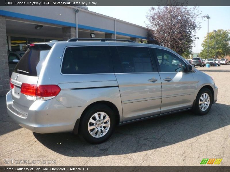 Silver Pearl Metallic / Gray 2008 Honda Odyssey EX-L