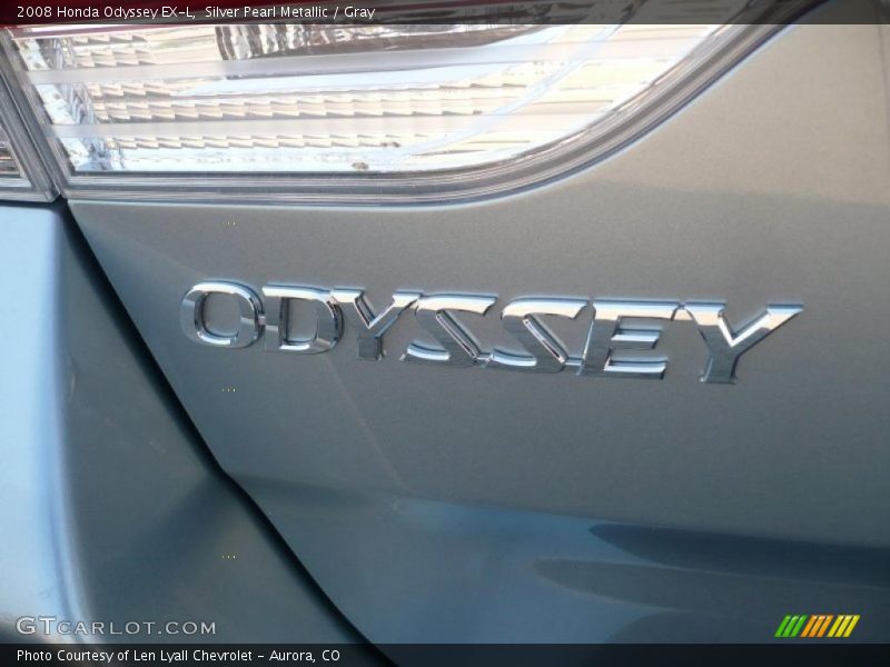 Silver Pearl Metallic / Gray 2008 Honda Odyssey EX-L