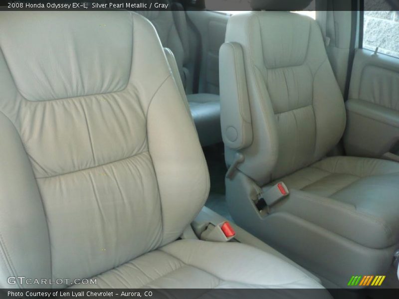 Silver Pearl Metallic / Gray 2008 Honda Odyssey EX-L