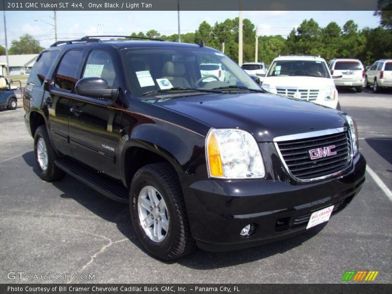 Onyx Black / Light Tan 2011 GMC Yukon SLT 4x4