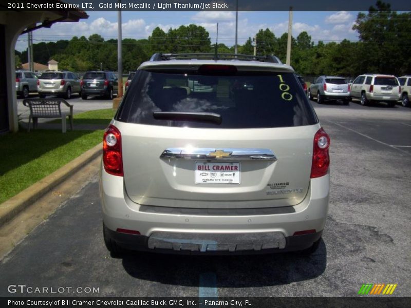 Gold Mist Metallic / Light Titanium/Jet Black 2011 Chevrolet Equinox LTZ