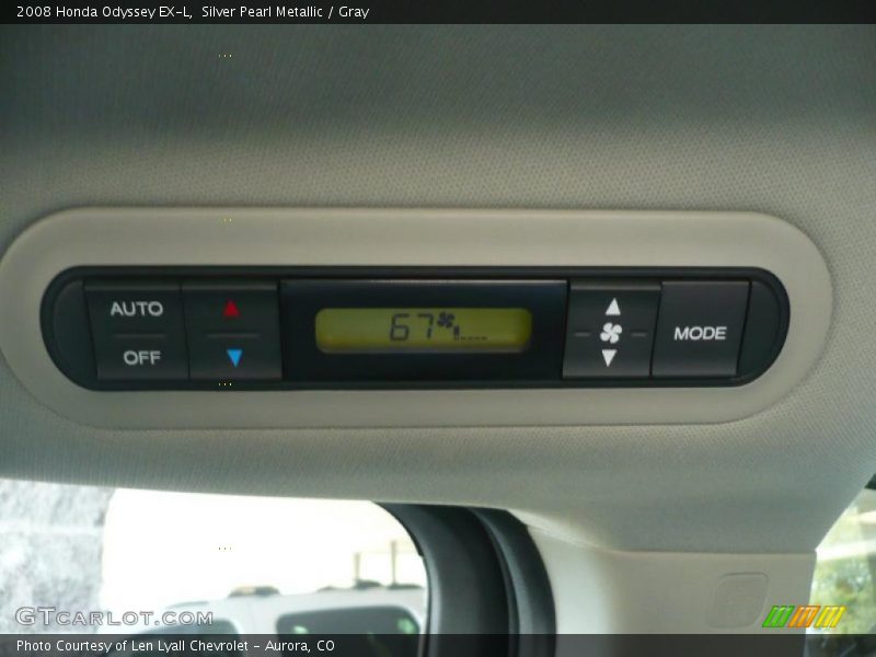 Silver Pearl Metallic / Gray 2008 Honda Odyssey EX-L