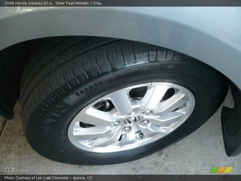 Silver Pearl Metallic / Gray 2008 Honda Odyssey EX-L