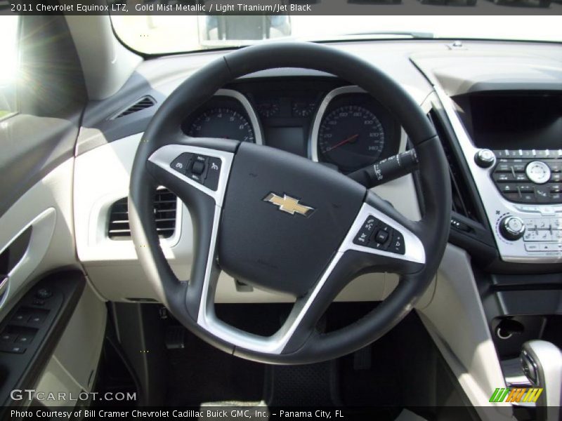 Gold Mist Metallic / Light Titanium/Jet Black 2011 Chevrolet Equinox LTZ