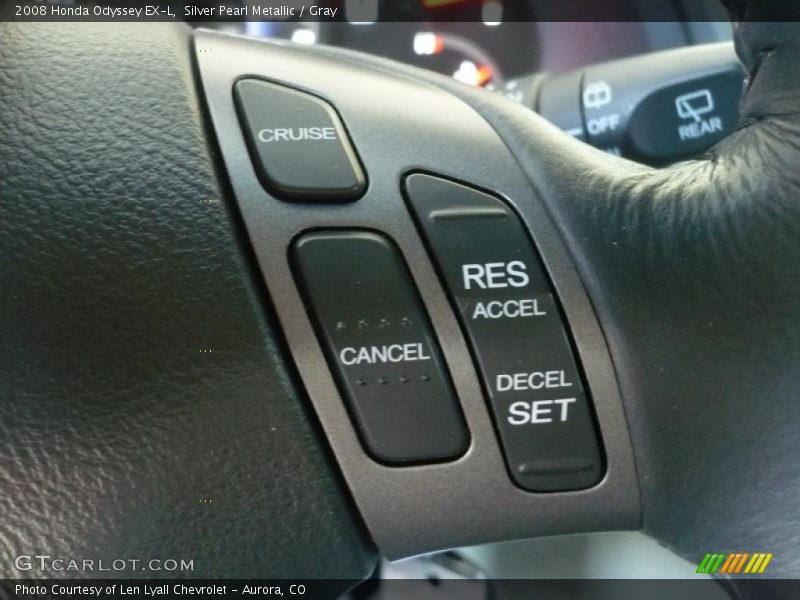 Silver Pearl Metallic / Gray 2008 Honda Odyssey EX-L