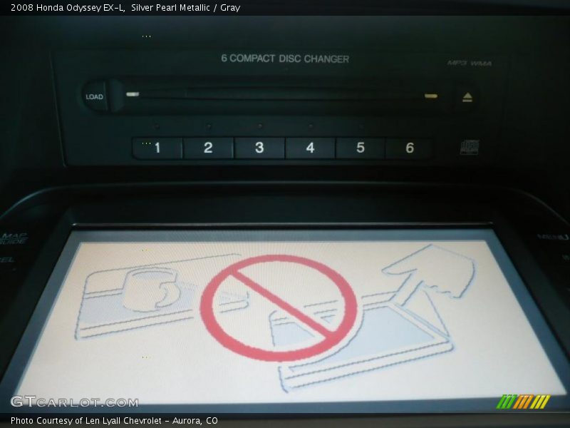 Silver Pearl Metallic / Gray 2008 Honda Odyssey EX-L